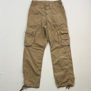 American Eagle Outfitters Women's Tan Cargo Jeans